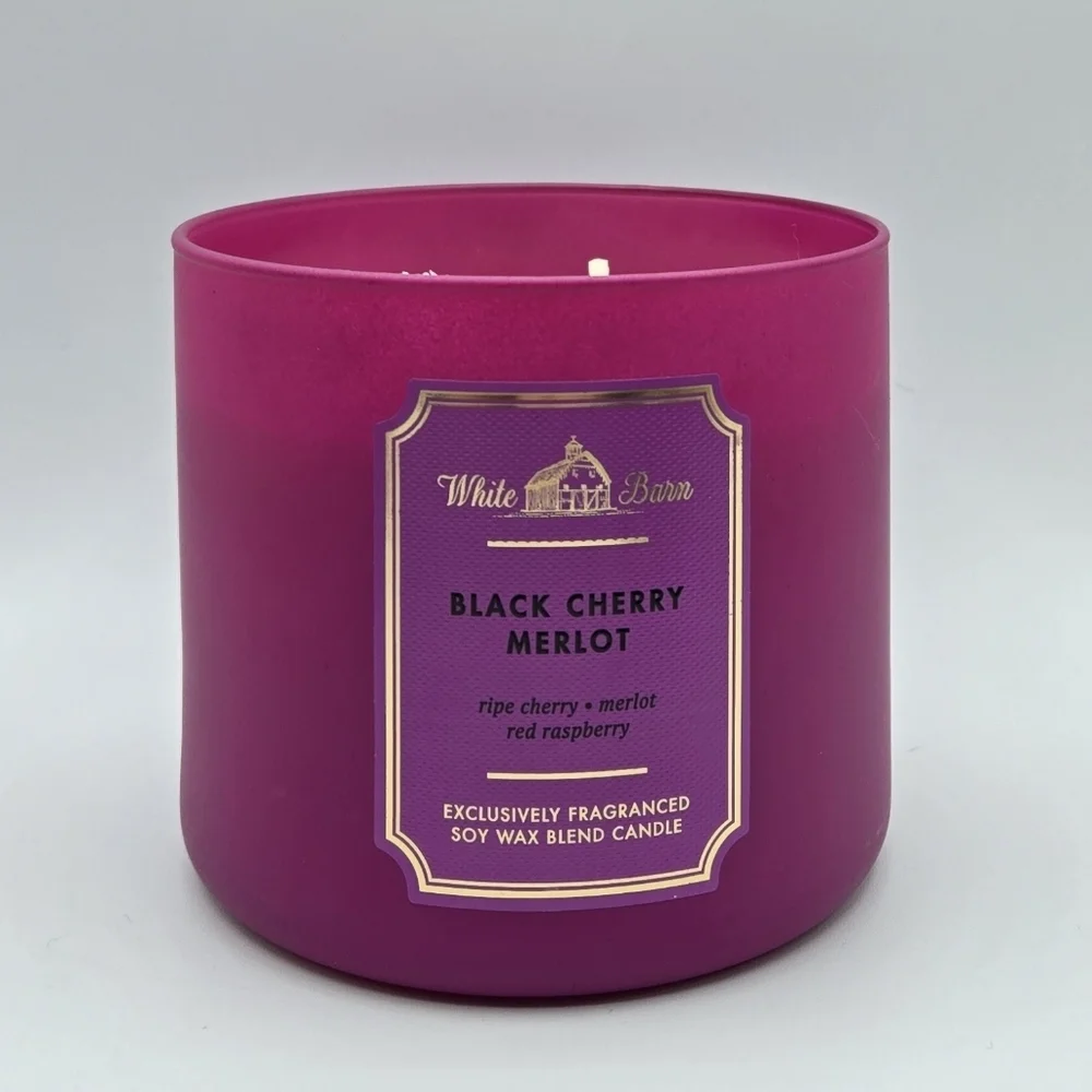 Bath and Body Works Black Cherry Merlot 3 wick Candle